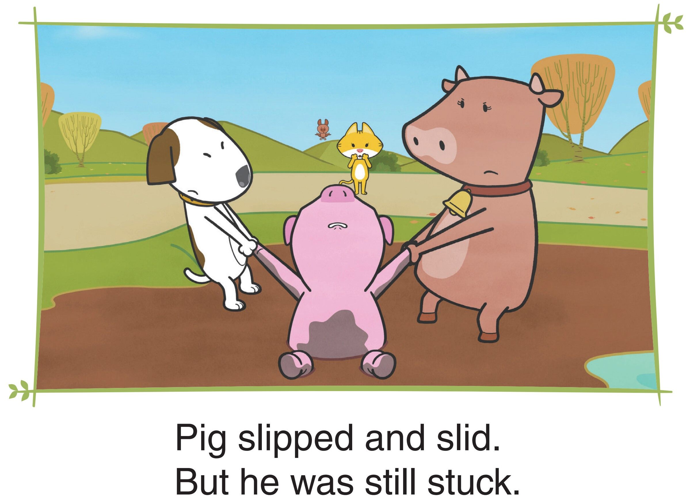 Stuck in the Mud!绘本故事第5页