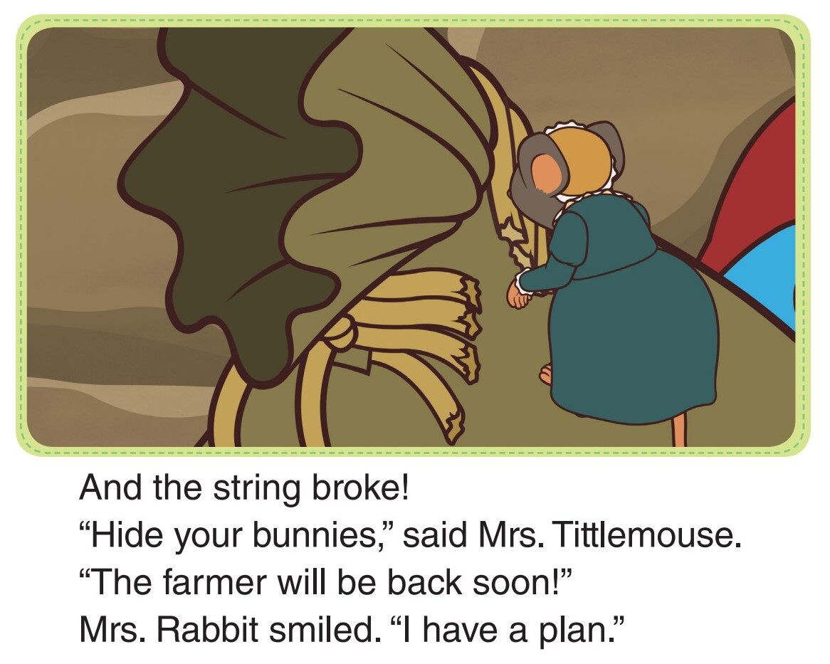 Mrs. Rabbit's Plan绘本故事第5页