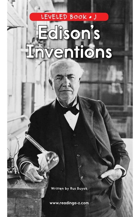 Edison's Inventions绘本故事第2页