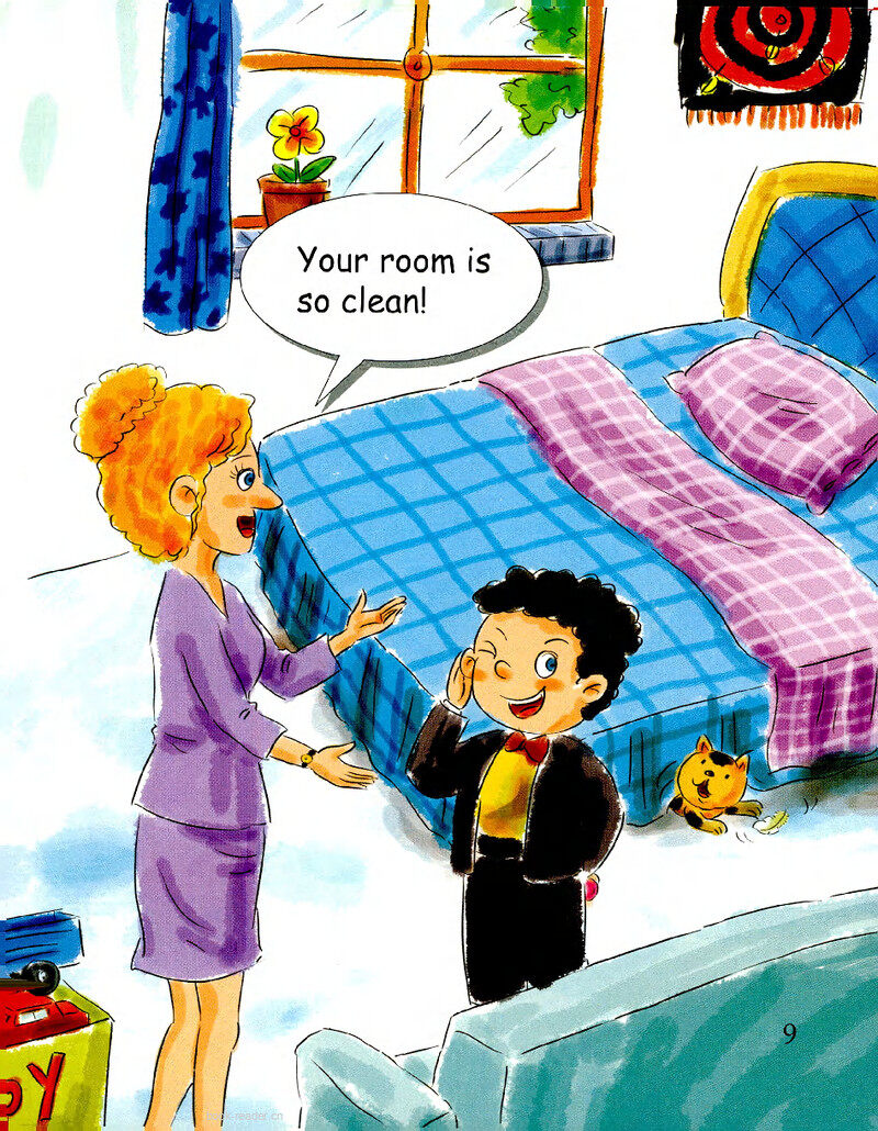  A Messy Room-2绘本故事第3页