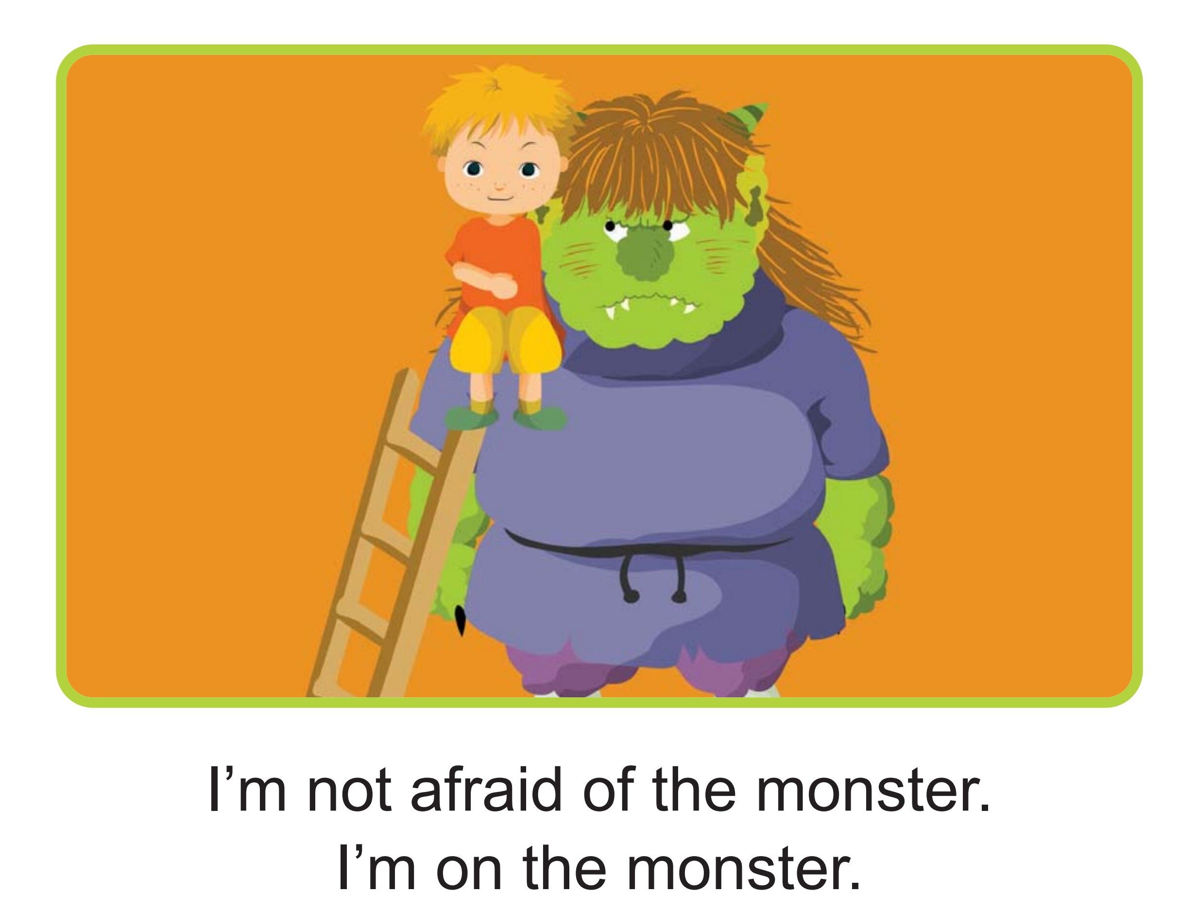 On the Monster绘本故事第2页