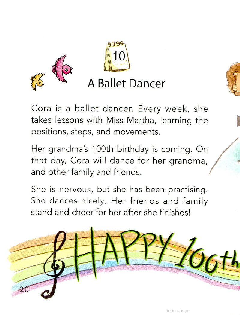A Ballet Dancer绘本故事第2页