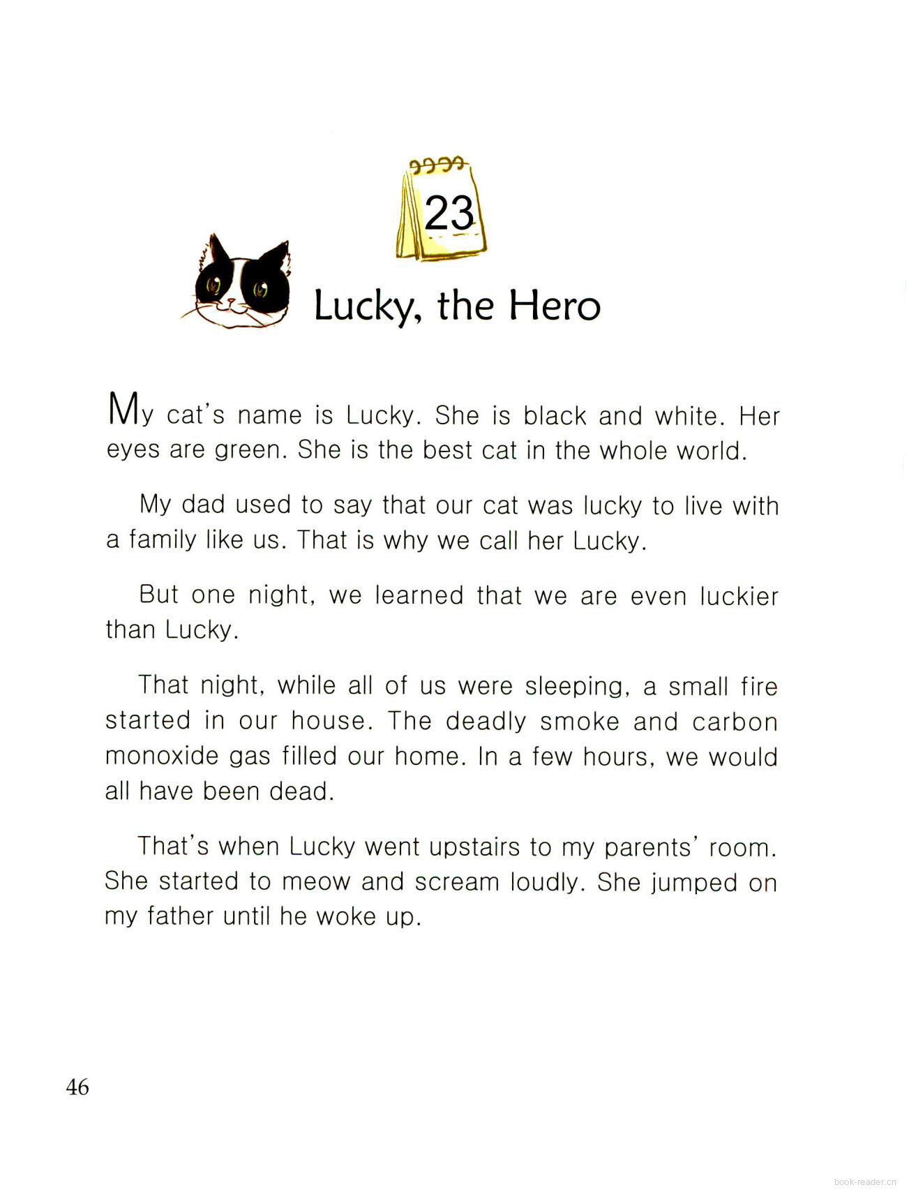Lucky, the Hero绘本故事第2页
