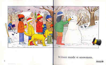 1A The Snowman绘本故事第4页