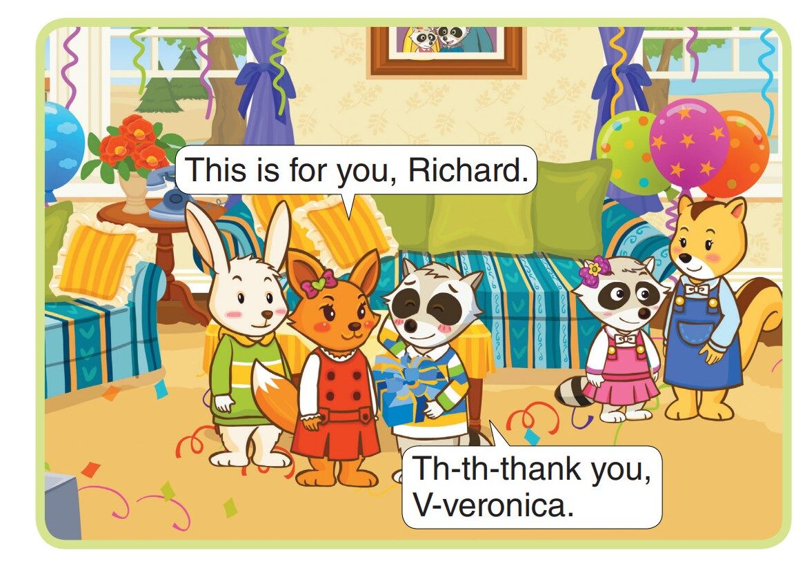 Ricky's Birthday Surprise绘本故事第4页