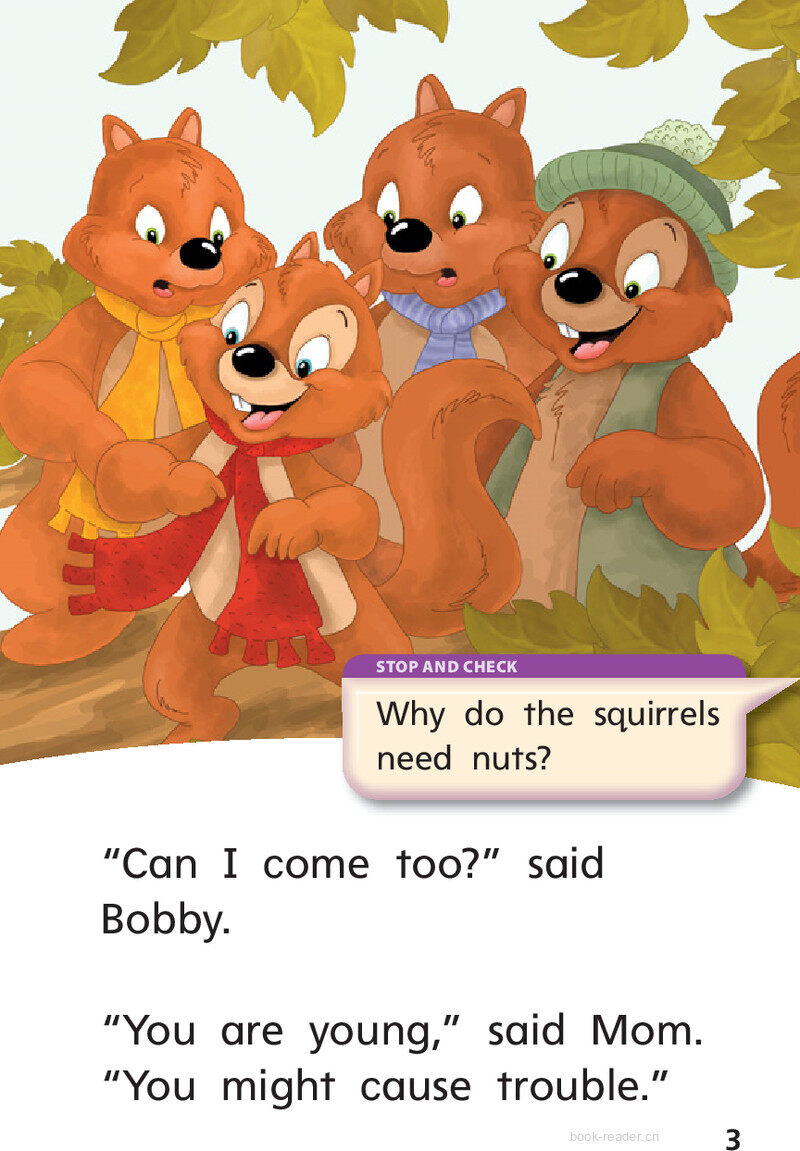 G1 App U5W1 Nuts for Winter绘本故事第5页