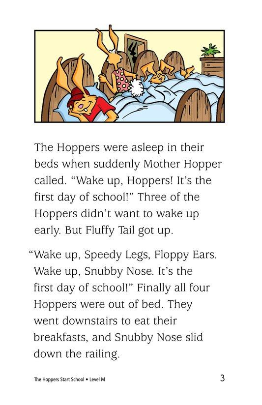 The Hoppers Start School绘本故事第3页