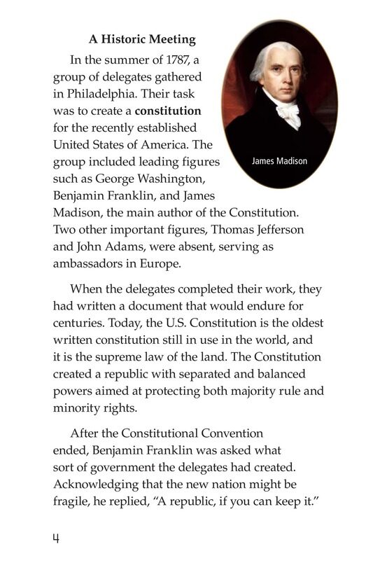 The U.S. Constitution绘本故事第3页