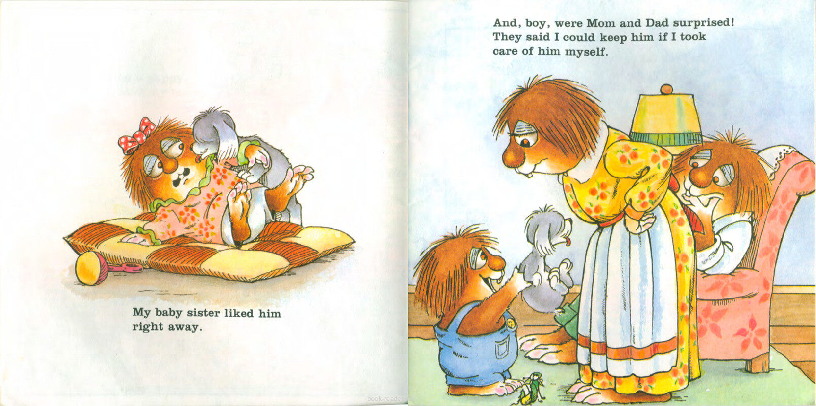 Just Me and My Puppy绘本故事第4页