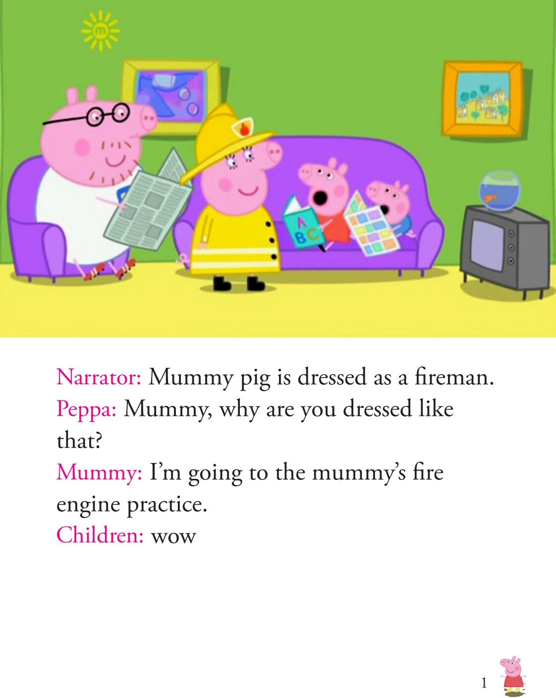 The Fire Engine绘本故事第3页