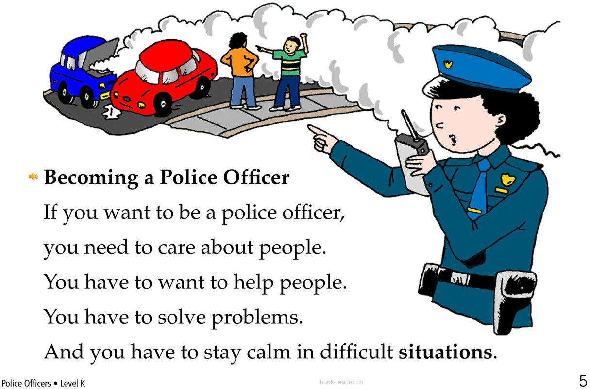 Police Officers绘本故事第4页