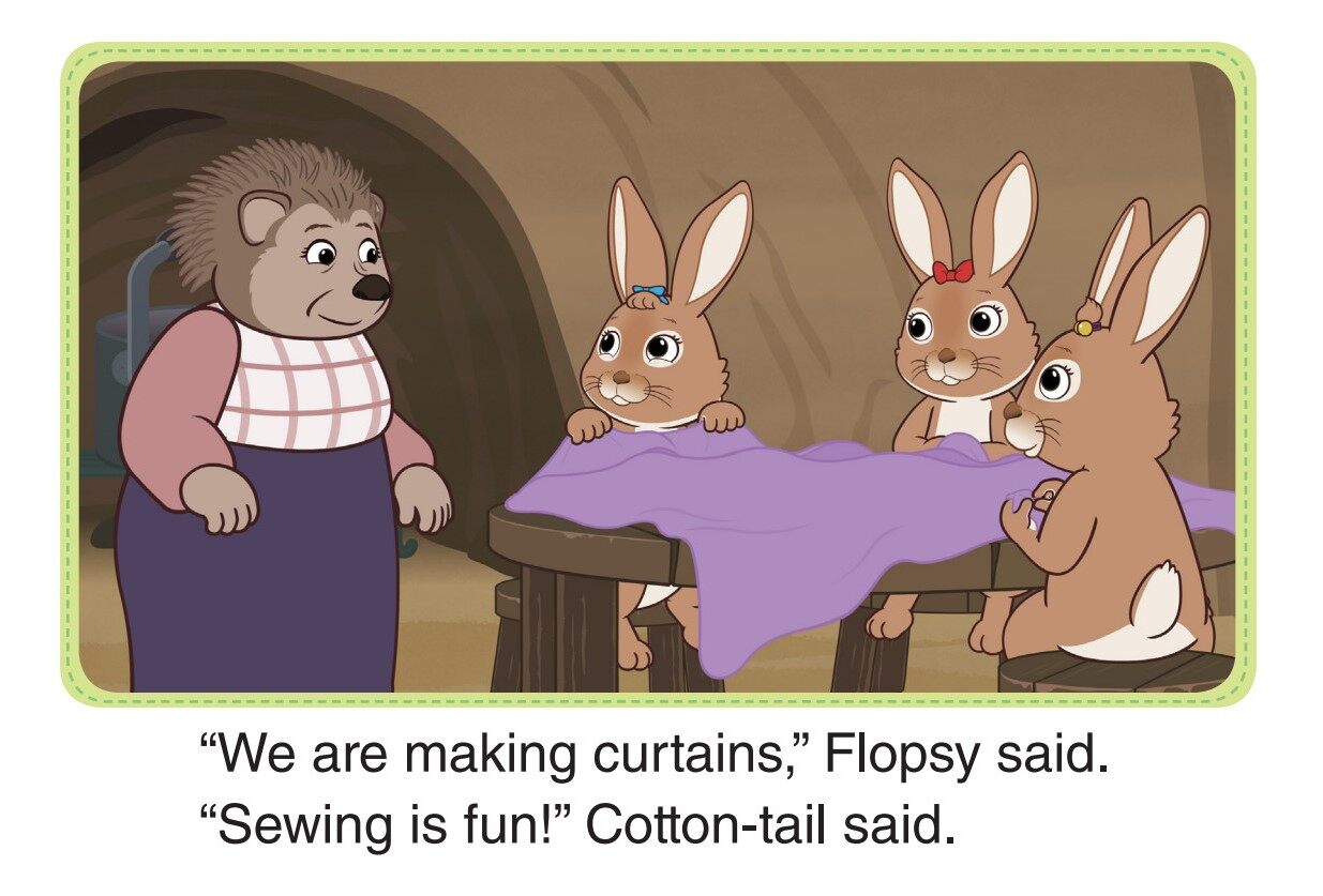The Bunnies Help the Tailor 1_Busy Bunnies绘本故事第5页