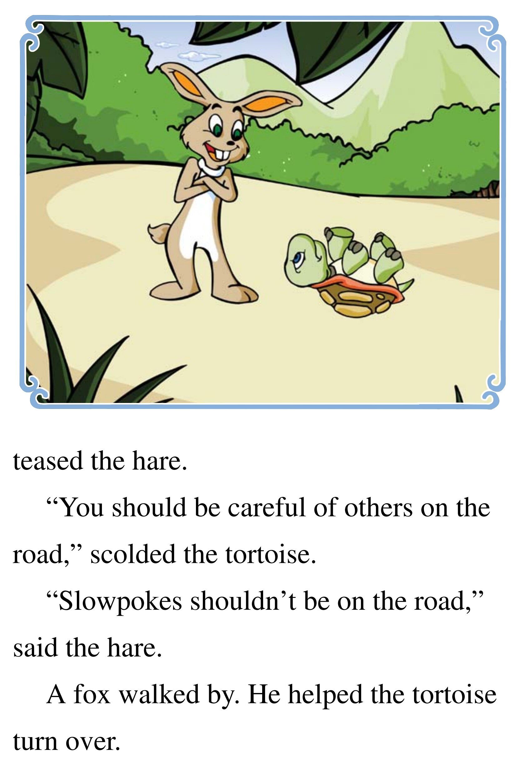 The Tortoise and the Hare绘本故事第4页