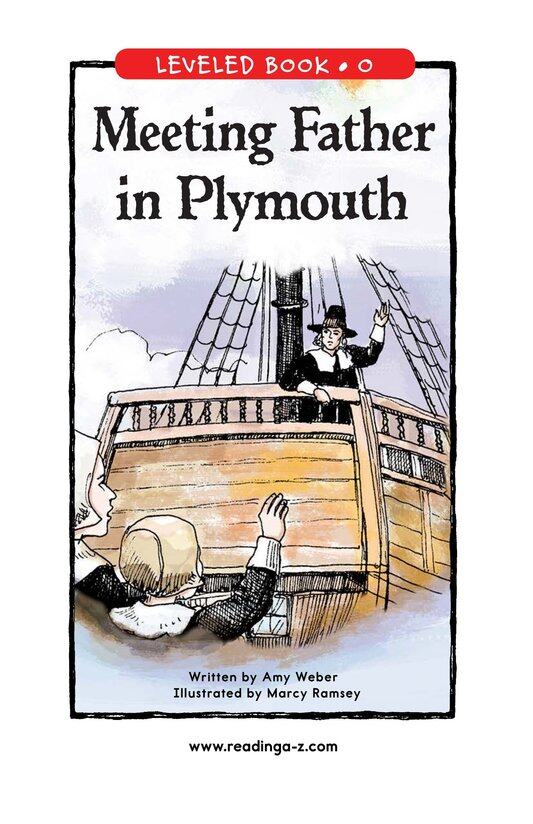 Meeting Father in Plymouth绘本故事第2页