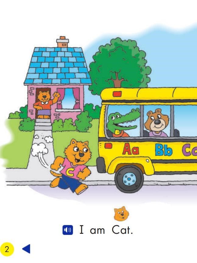 Cat and Dog Go To School绘本故事第3页