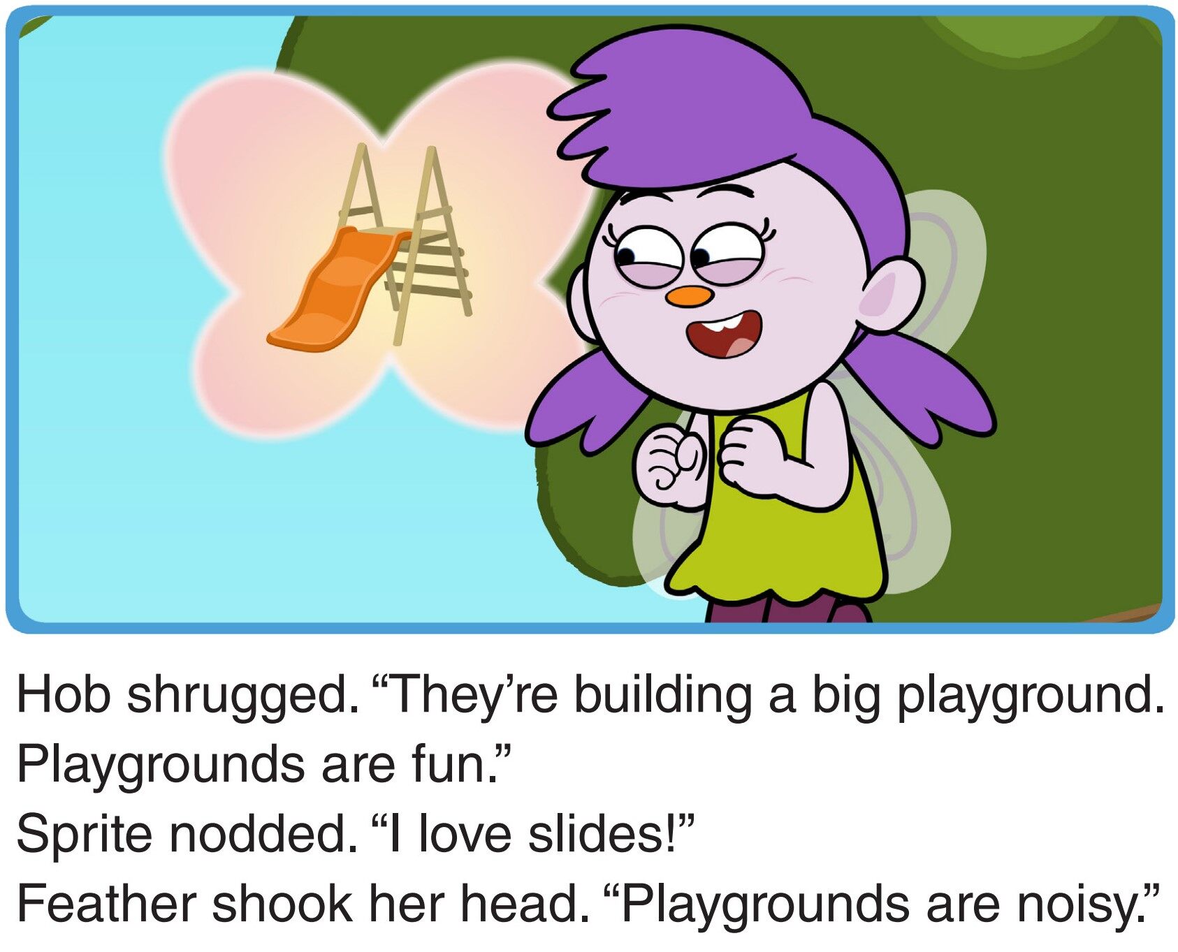 Trouble in the Meadow绘本故事第5页