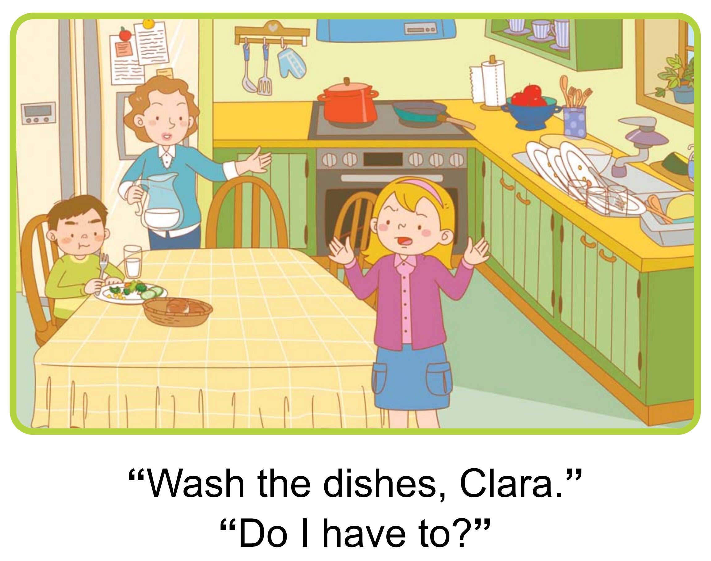 Do I Have To?绘本故事第4页