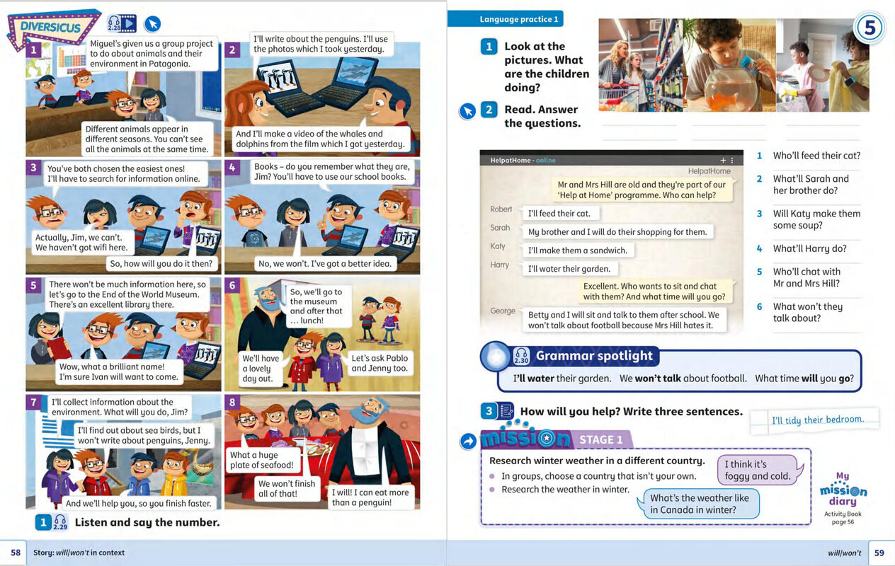 05 Let it snow!绘本故事第3页