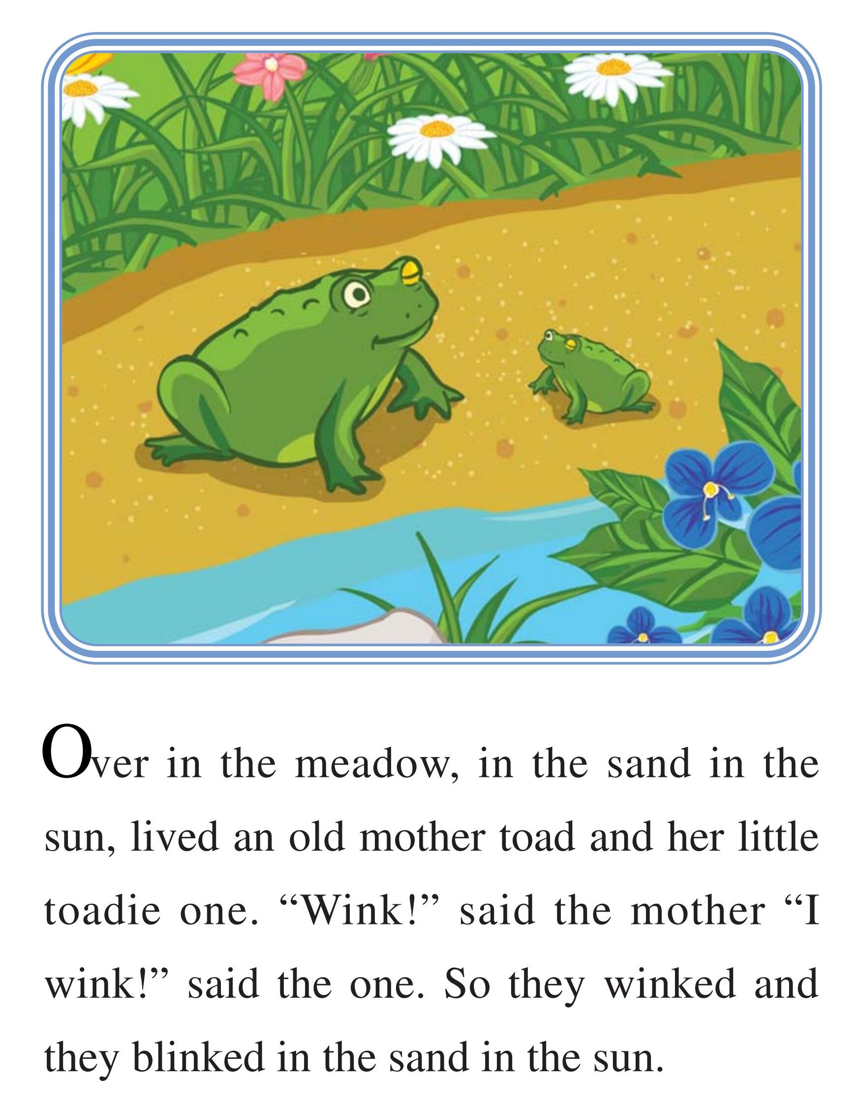 Over in the Meadow绘本故事第2页