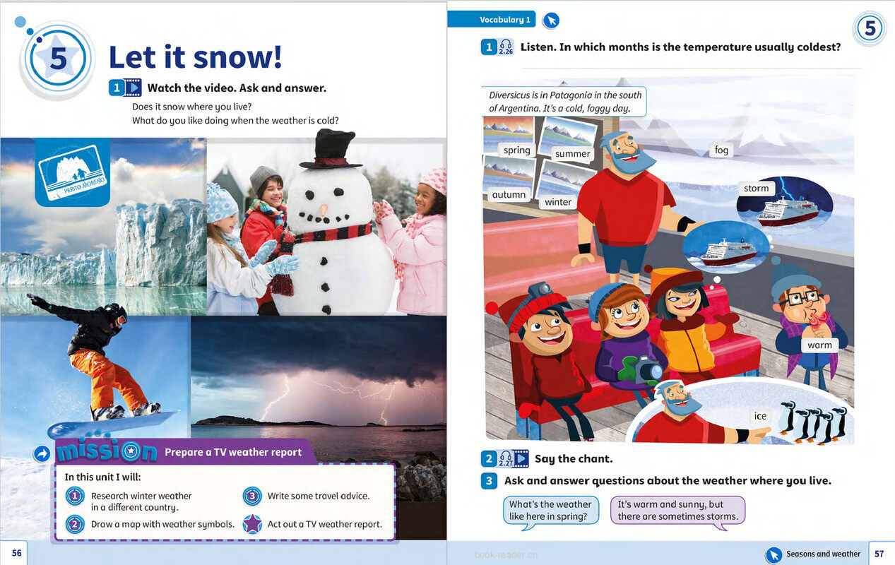 05 Let it snow!绘本故事第2页