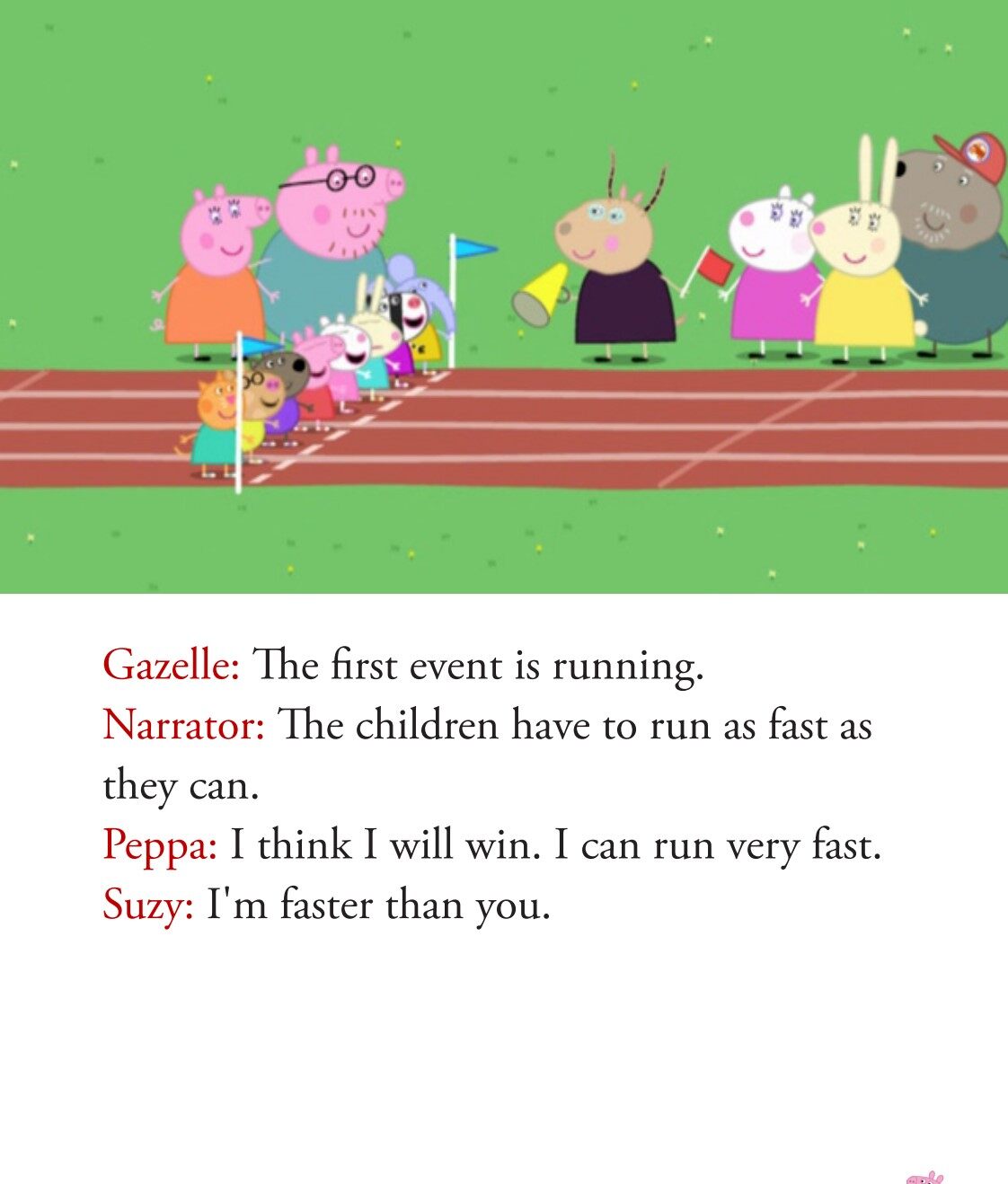 Sports day绘本故事第4页