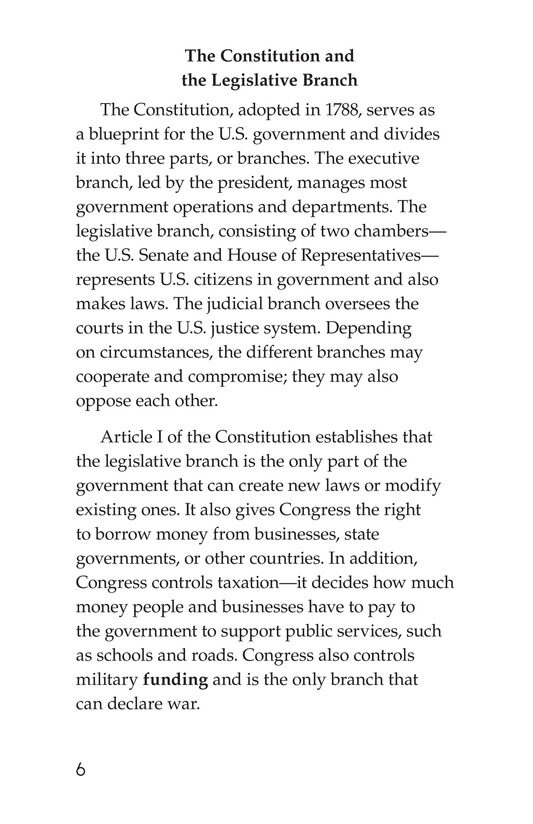 The Legislative Branch绘本故事第5页