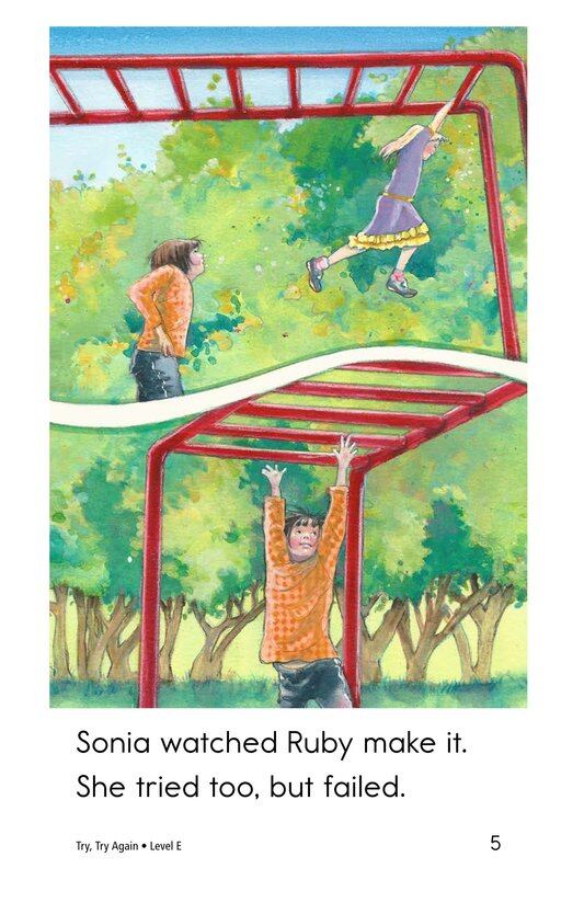 Try,Try Again绘本故事第5页