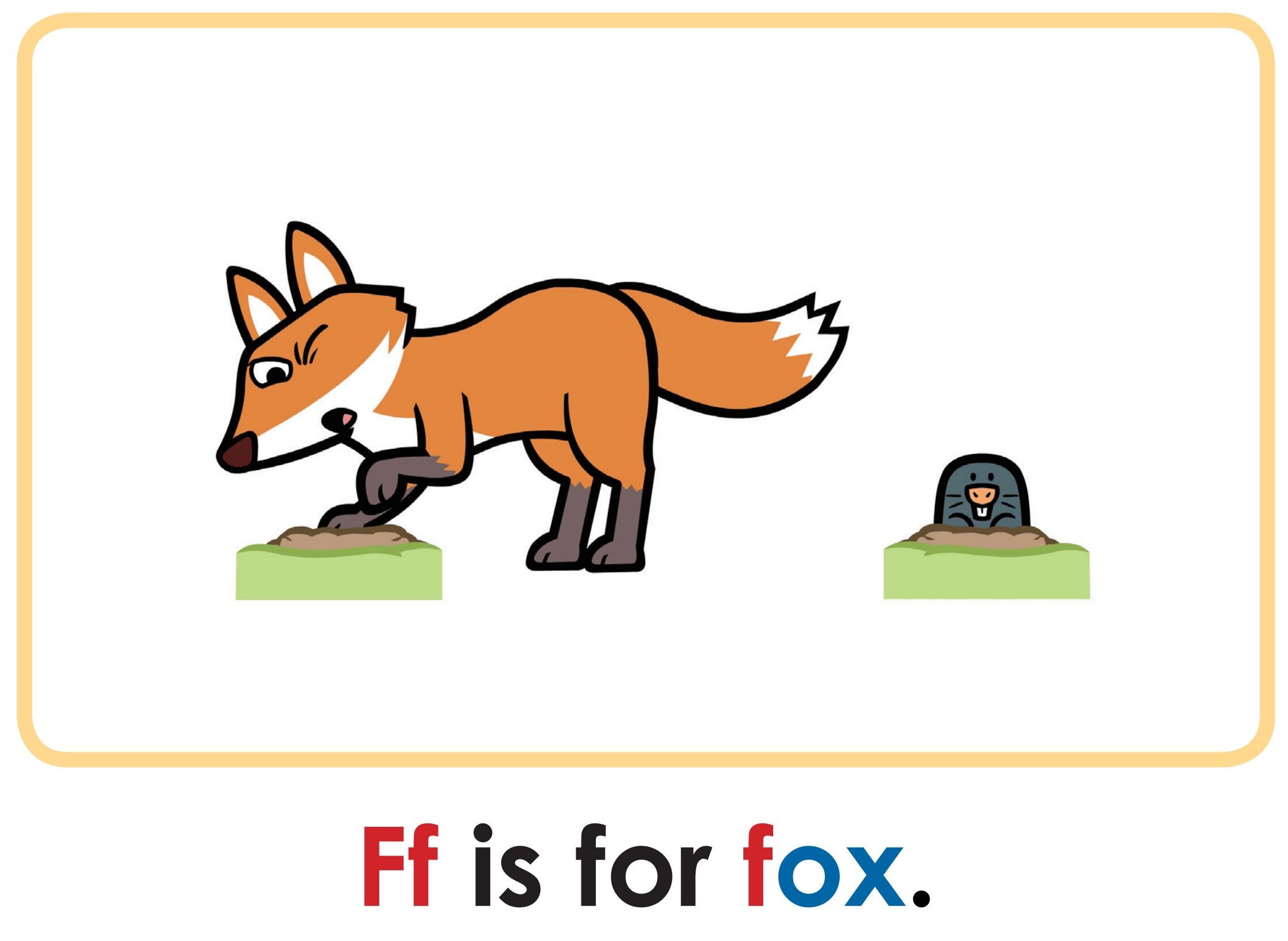 Letter Ff绘本故事第4页