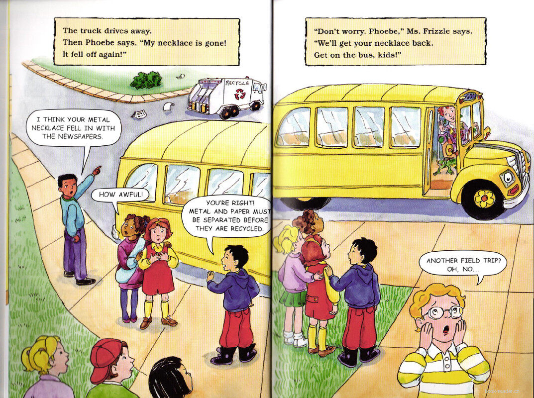 Magic School Bus Gets Recycled绘本故事第5页