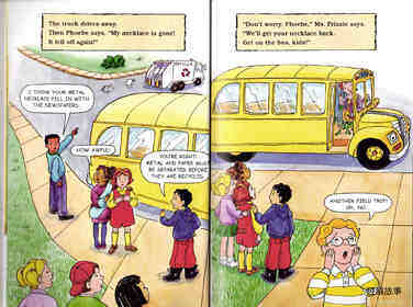 Magic School Bus Gets Recycled绘本故事第5页