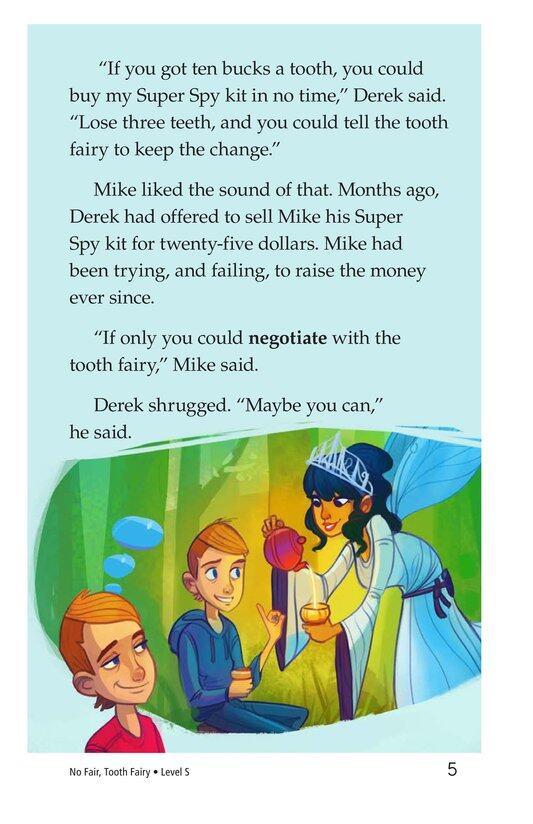 Book 5 No Fair,Tooth Fairy绘本故事第5页