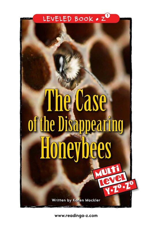 The Case of the Disappearing Honeybees绘本故事第2页
