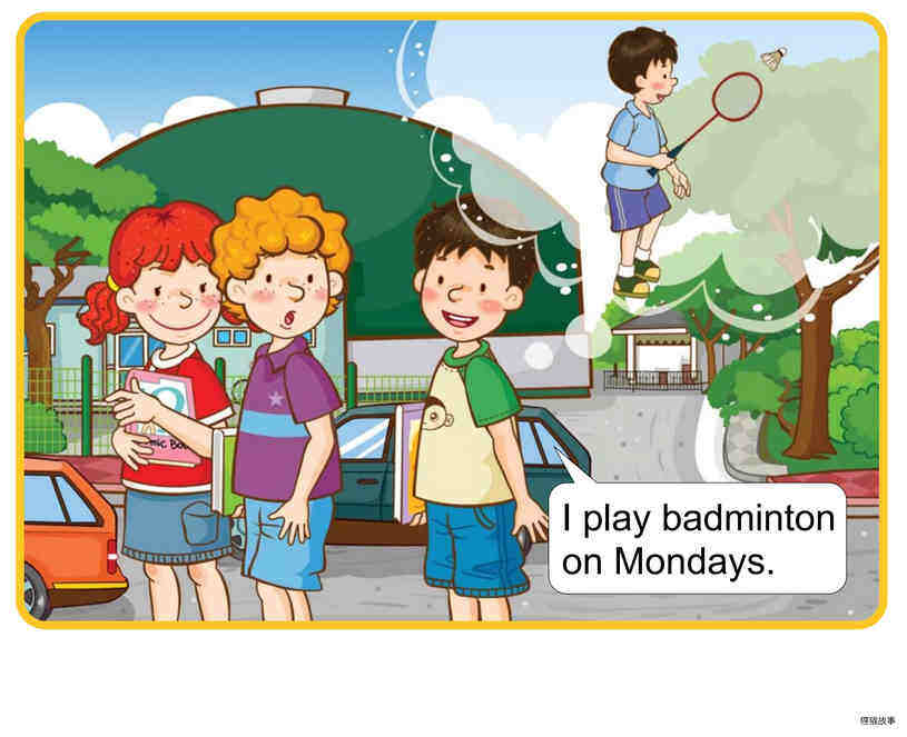 What Do You Do on Mondays?绘本故事第3页