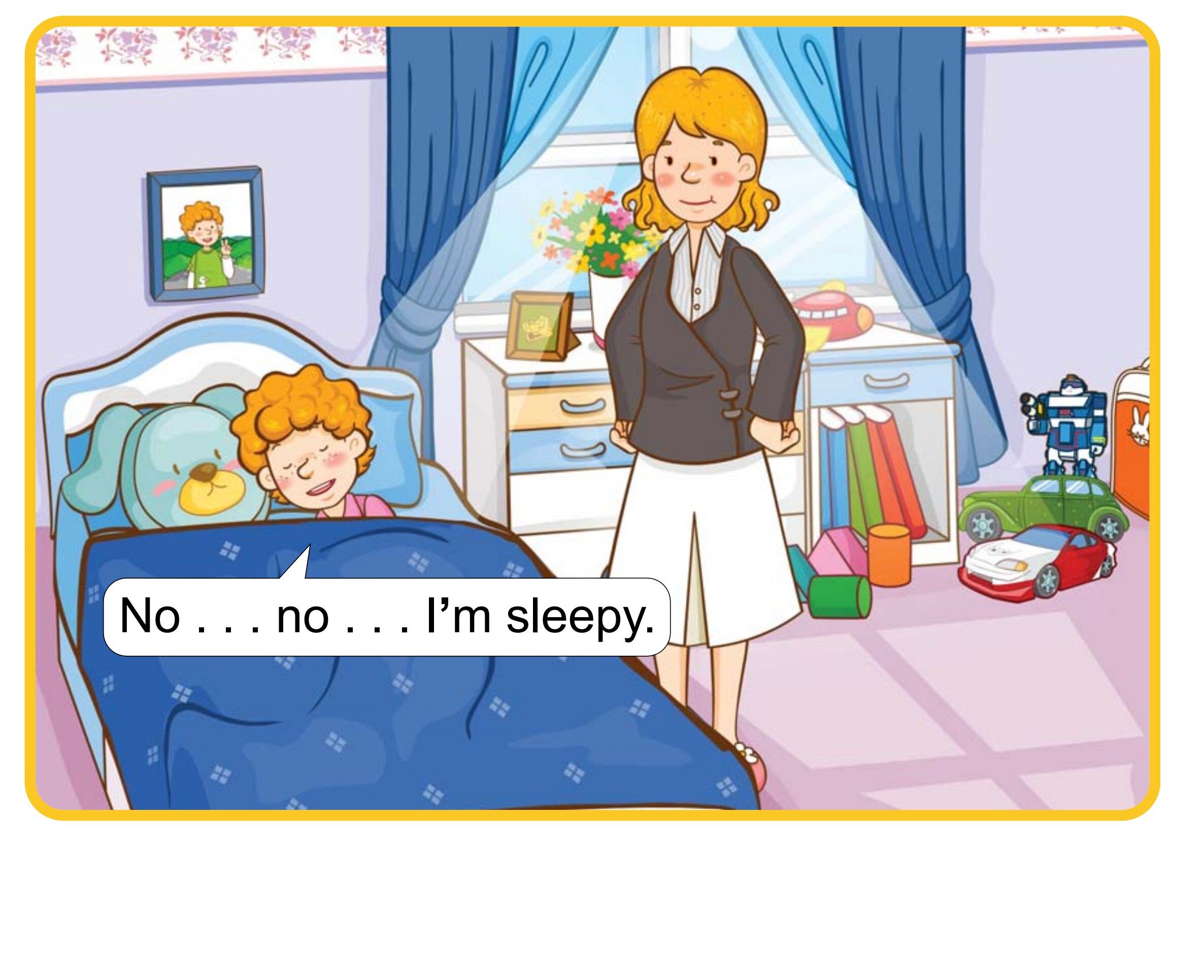 Wake Up!绘本故事第3页