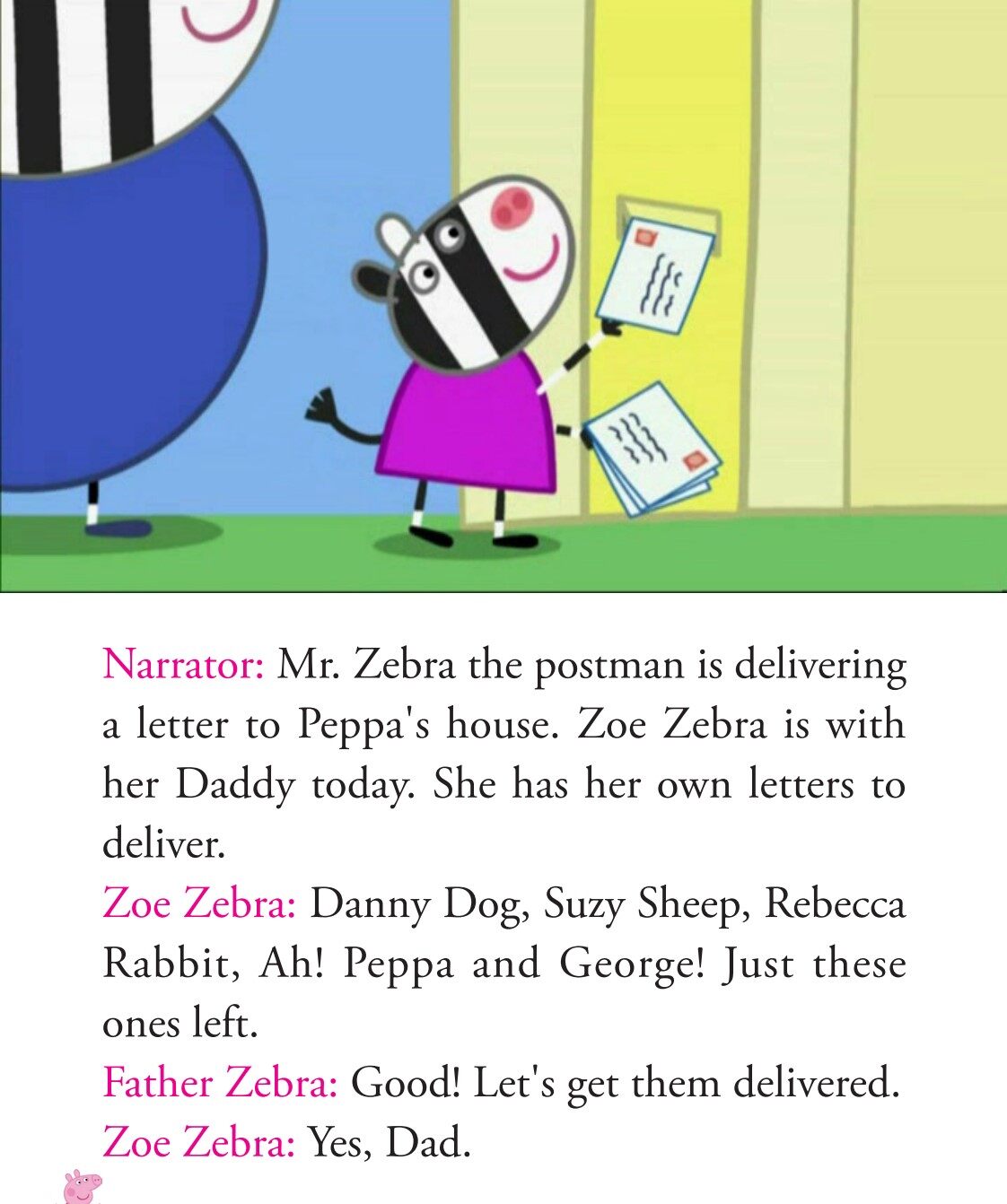 Zoe Zebra the Postmans Daughter绘本故事第3页