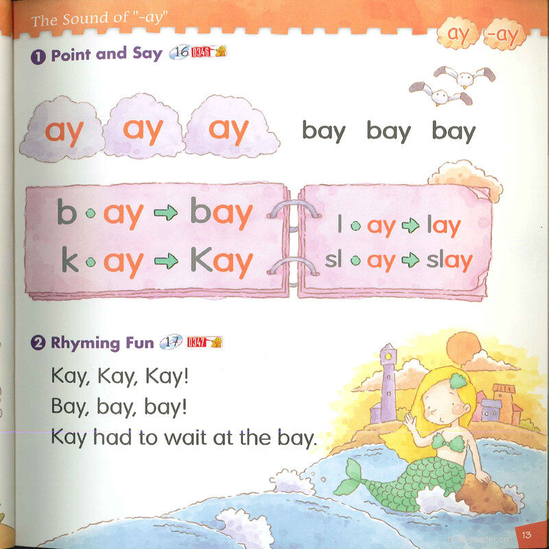 2 The Vowel Pair 'ay'绘本故事第4页