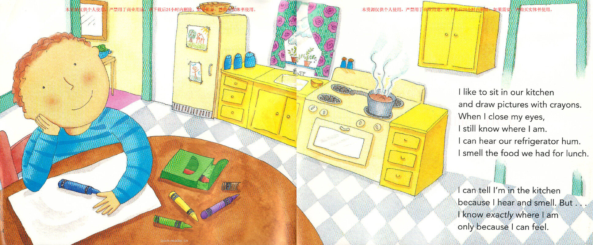 Can you Tell by Touching绘本故事第3页