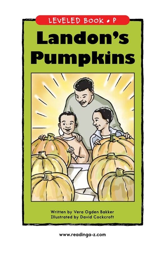 Landon's Pumpkins绘本故事第2页