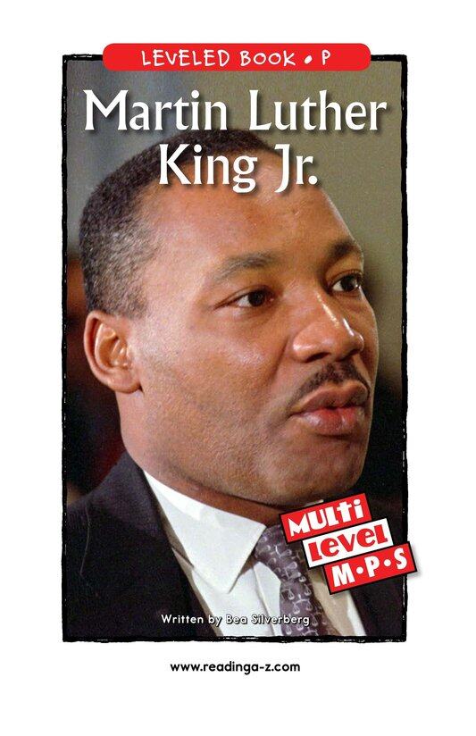 Martin Luther King  Jr.绘本故事第2页