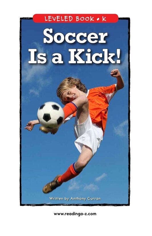 Soccer Is a Kick!绘本故事第2页