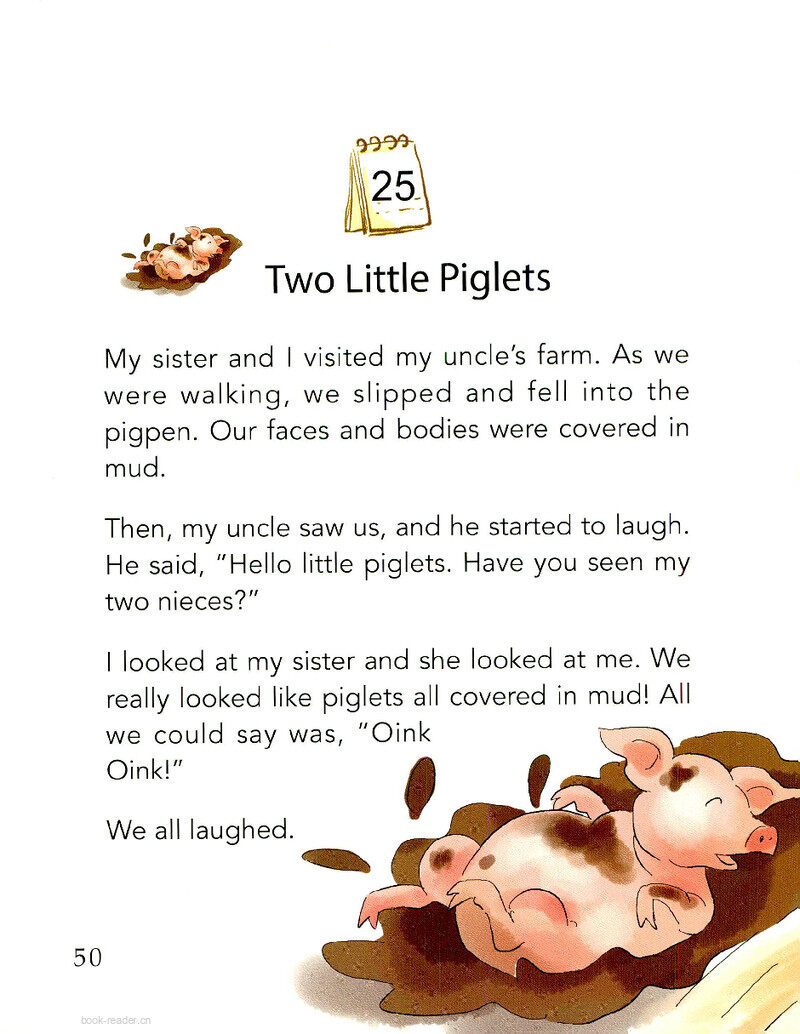 Two Little Piglets绘本故事第2页