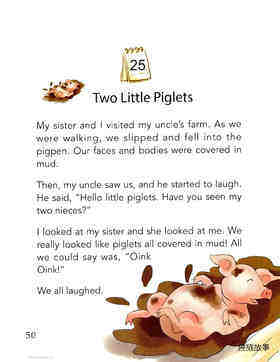 Two Little Piglets绘本故事第2页