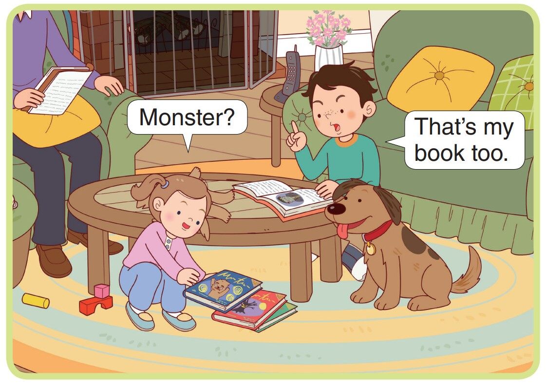 The Monster Party绘本故事第5页