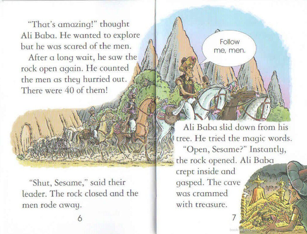 Alibaba and Forty Thieves绘本故事第5页