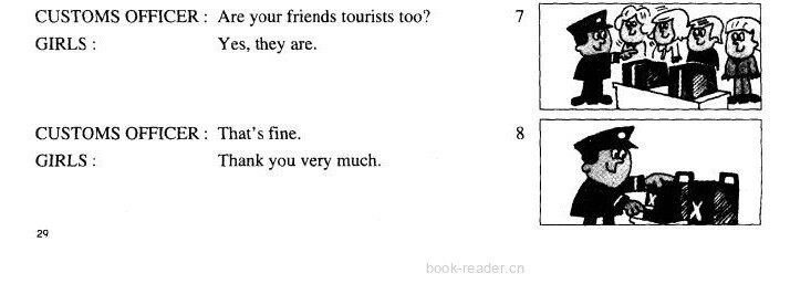 1-015 Your Passports, Please绘本故事第4页