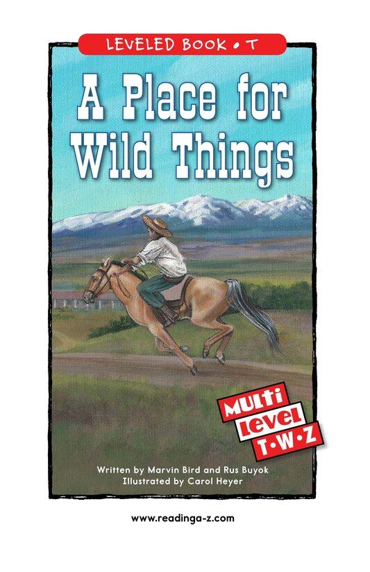 A Place for Wild Things绘本故事第2页