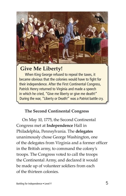 Battling for Independence绘本故事第4页