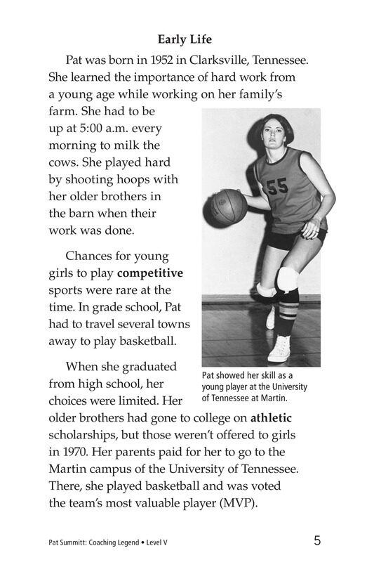 Pat Summitt Coaching Legend绘本故事第4页