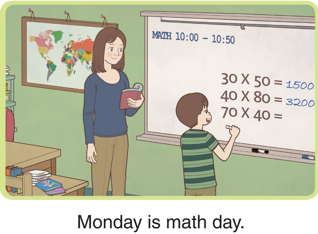 The Days of the Week绘本故事第4页