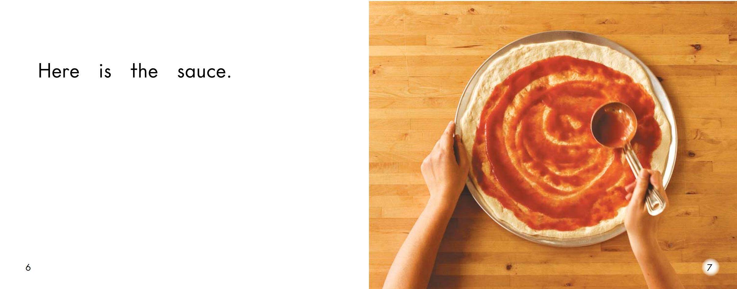 Making a pizza绘本故事第5页